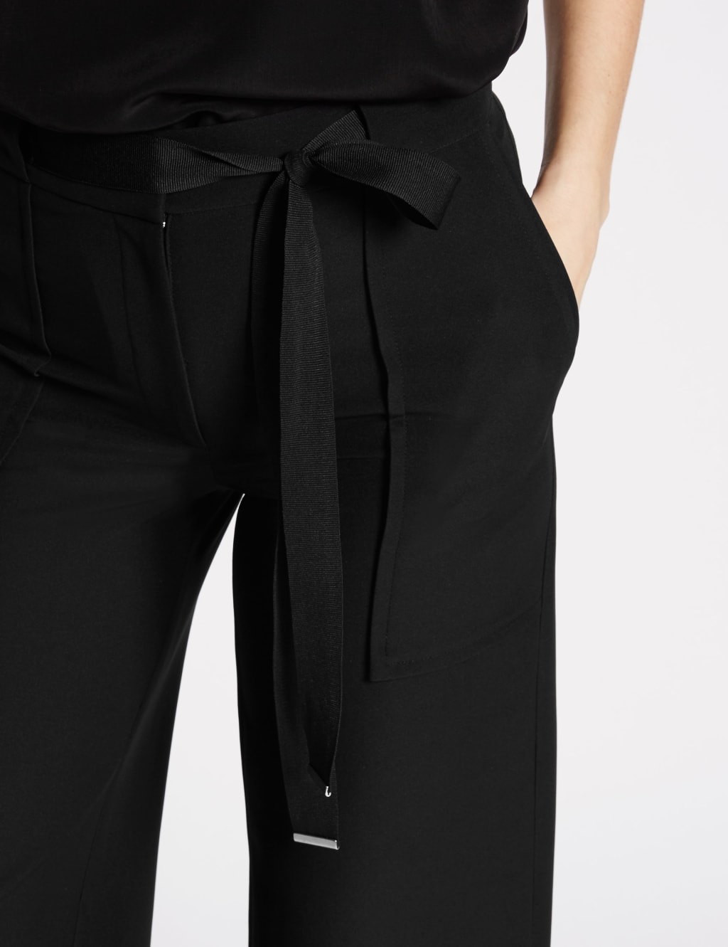Belted Wide Leg Trousers 4 of 4