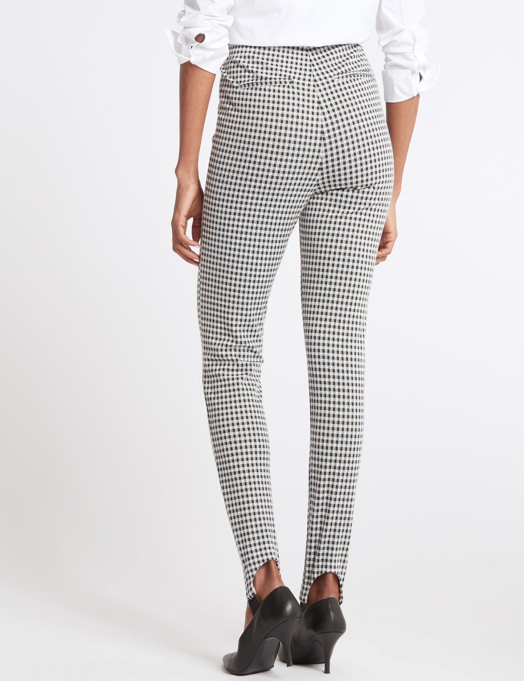 Gingham Skinny Leg Ski Pants M S Collection M S