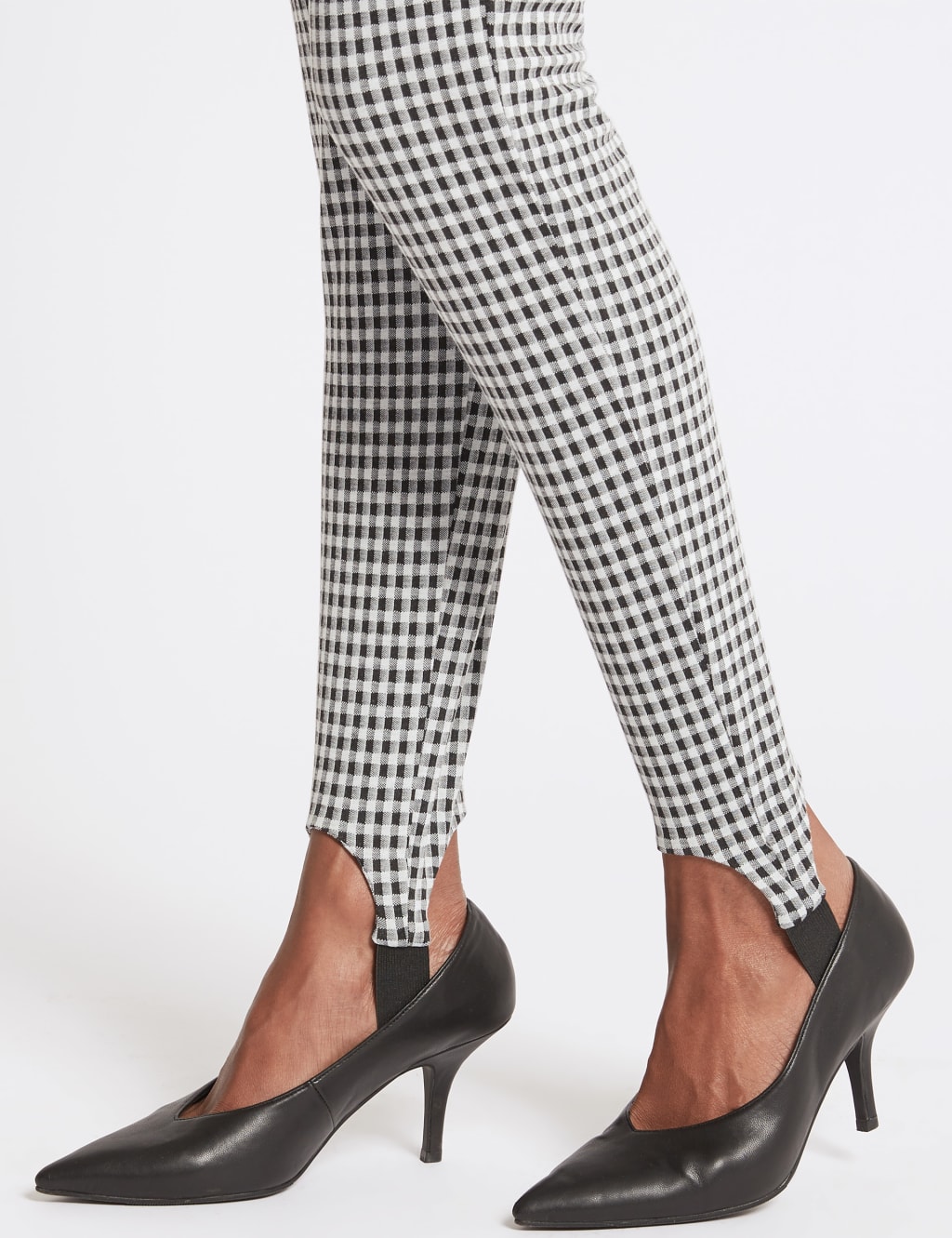 Gingham Skinny Leg Ski Pants M S Collection M S