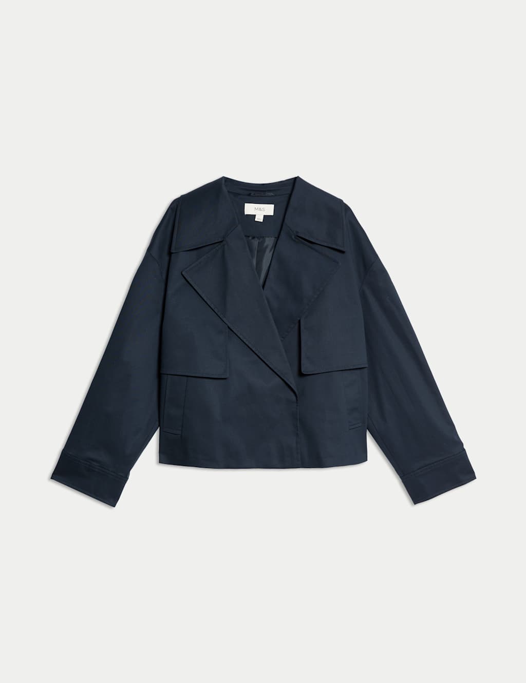 Cotton Rich Short Trench Coat 2 of 6