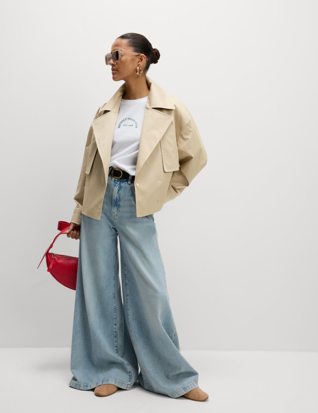 Cotton Rich Short Trench Coat 5 of 7
