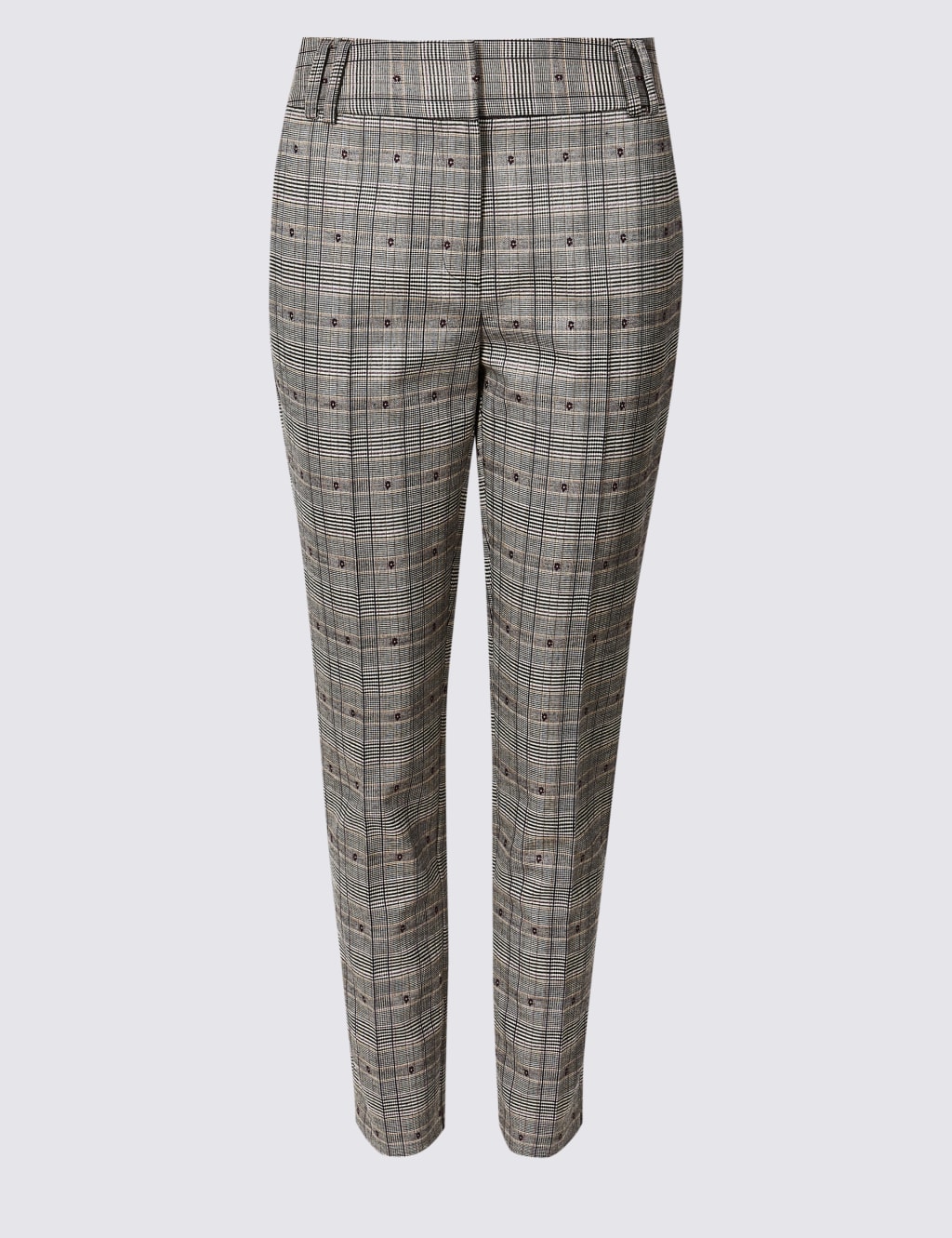 Checked Slim Leg Trousers 2 of 6