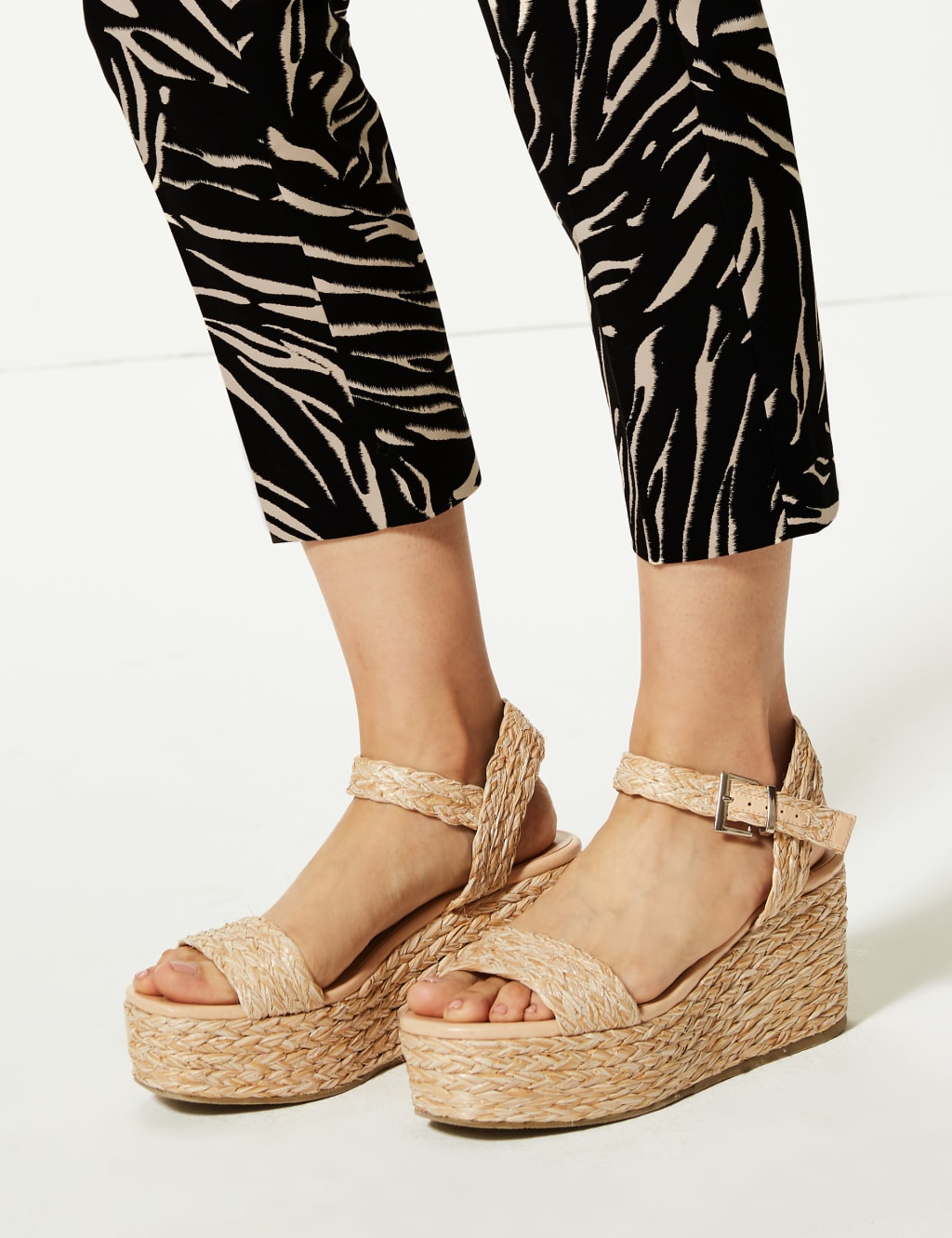 Mia Slim Animal Print Cropped Trousers 5 of 5