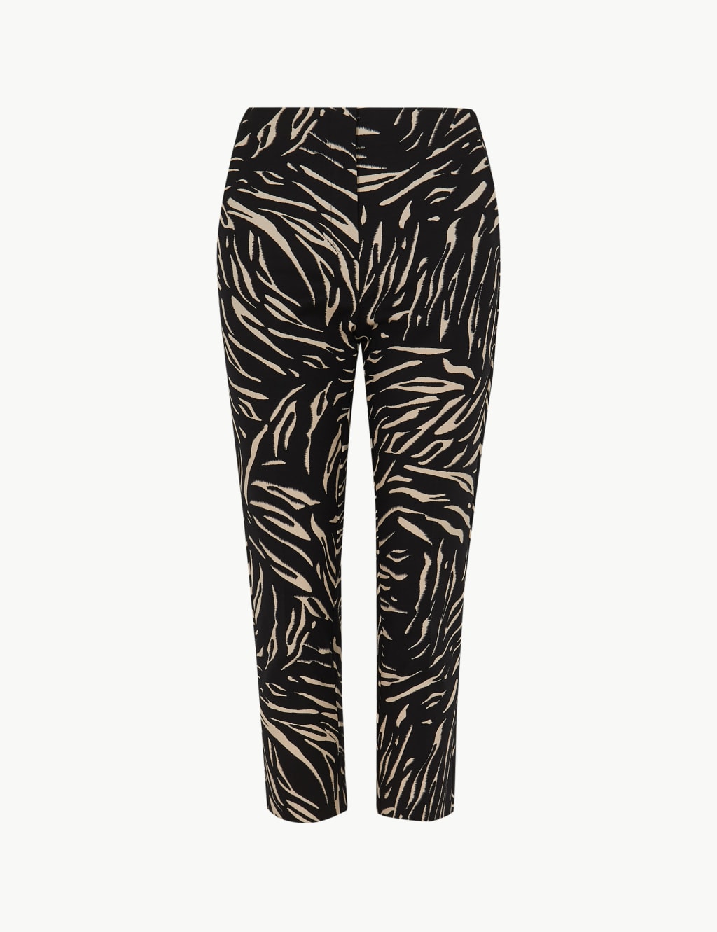 Mia Slim Animal Print Cropped Trousers 2 of 5