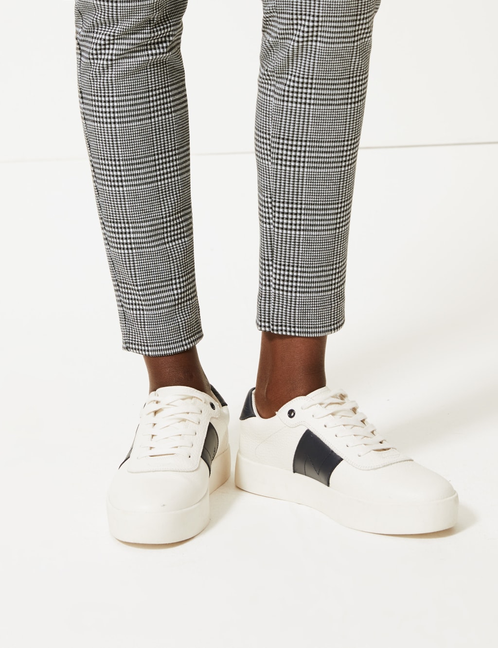 Checked Ankle Grazer Treggings 5 of 5