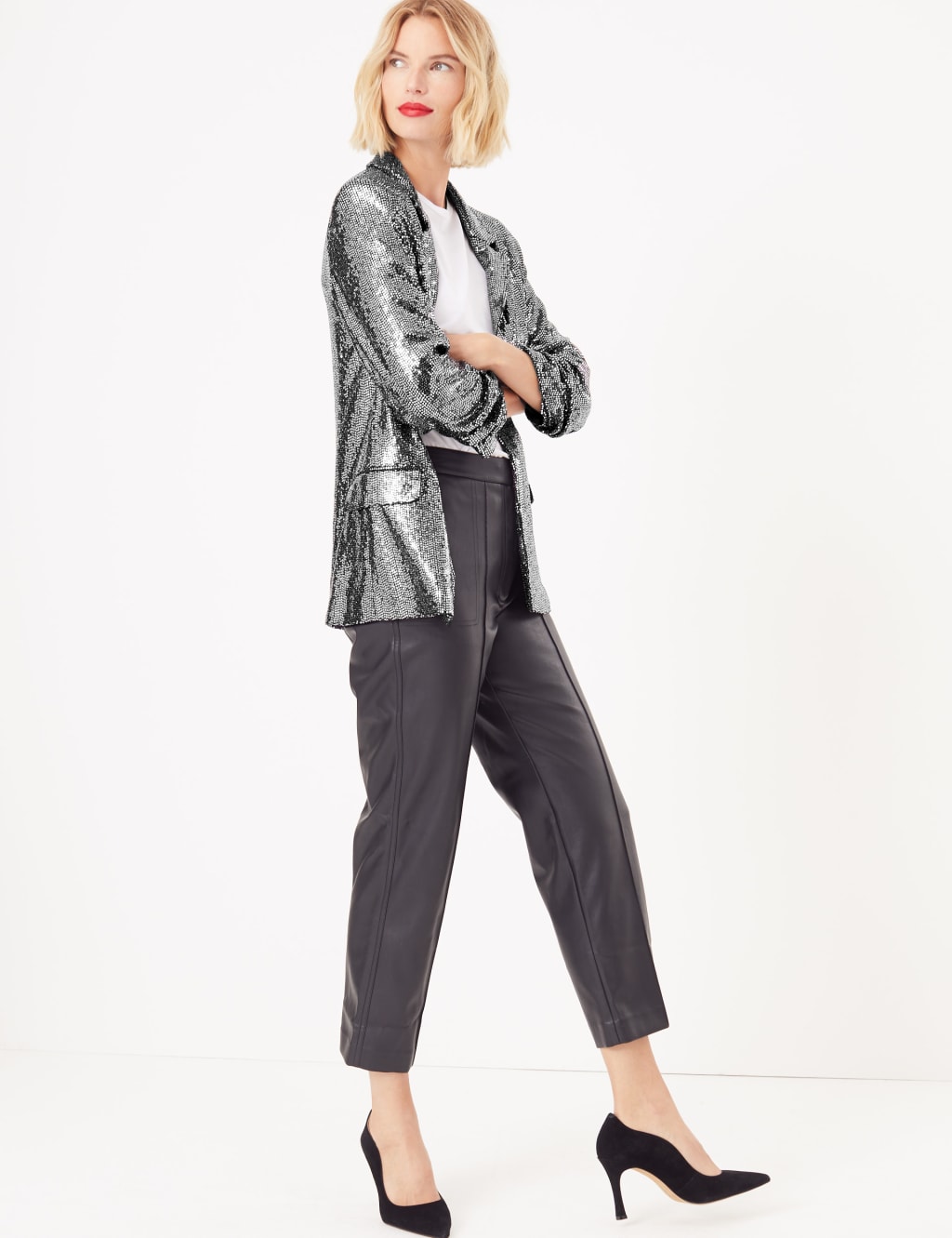 Sequin Blazer 3 of 5