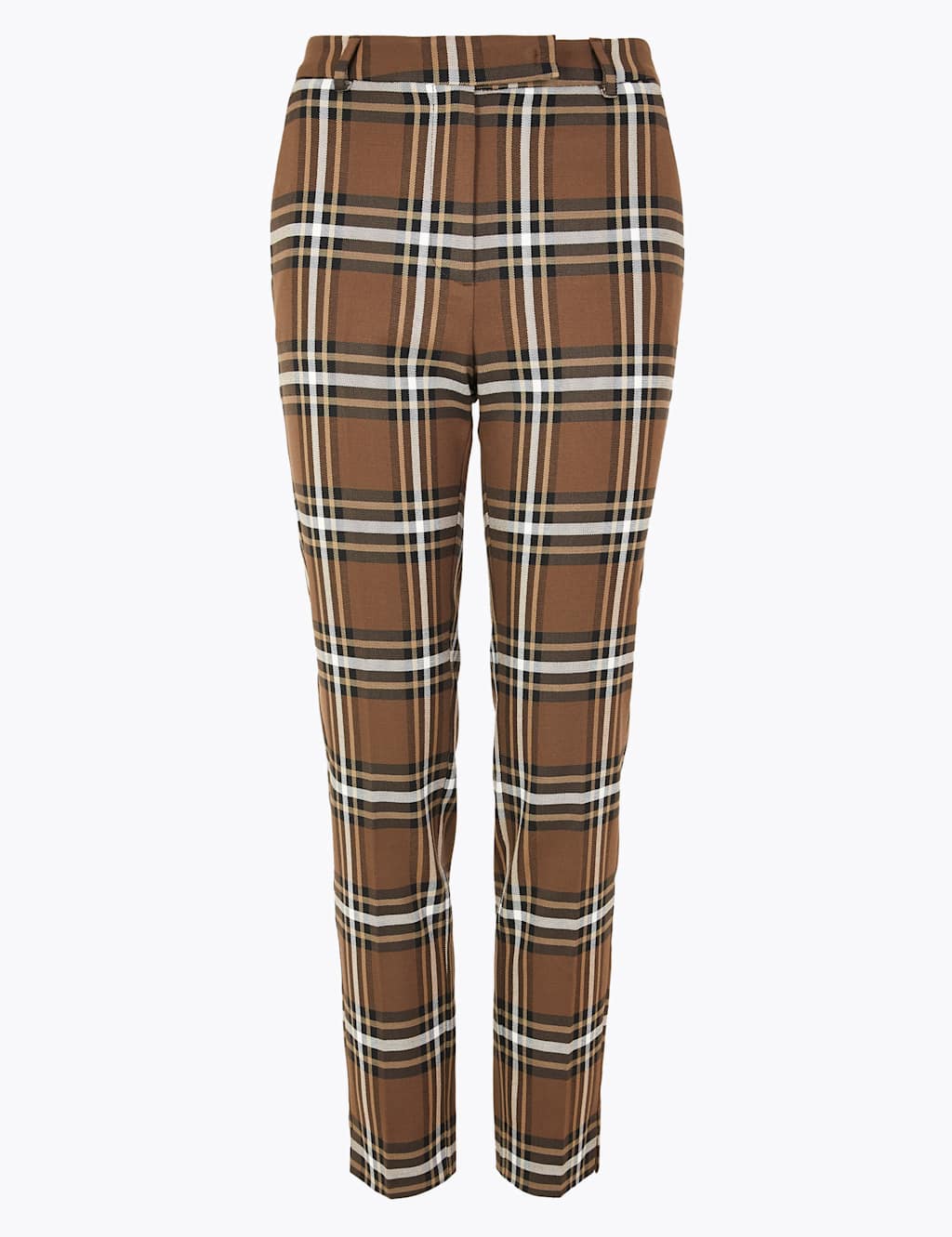 Mia Checked Slim Ankle Grazer Trousers 2 of 5