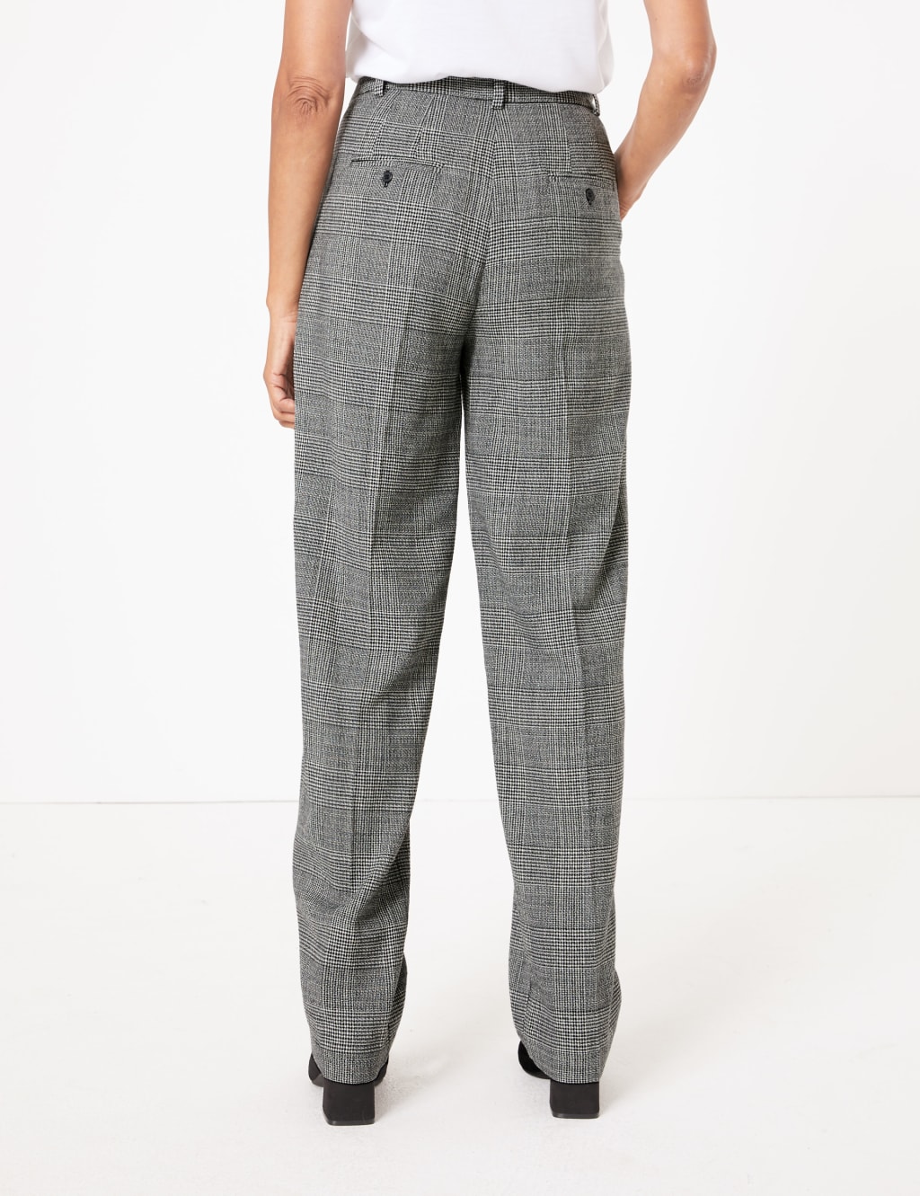 Freya Checked Straight Leg Trousers 3 of 5