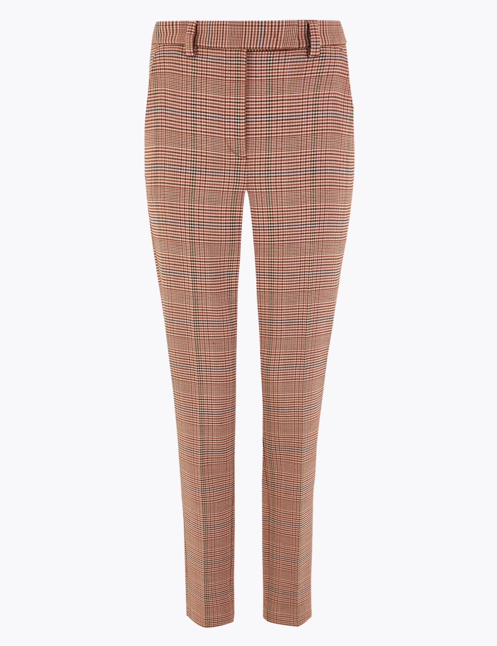 Mia Slim Checked Ankle Grazer Trousers 2 of 6