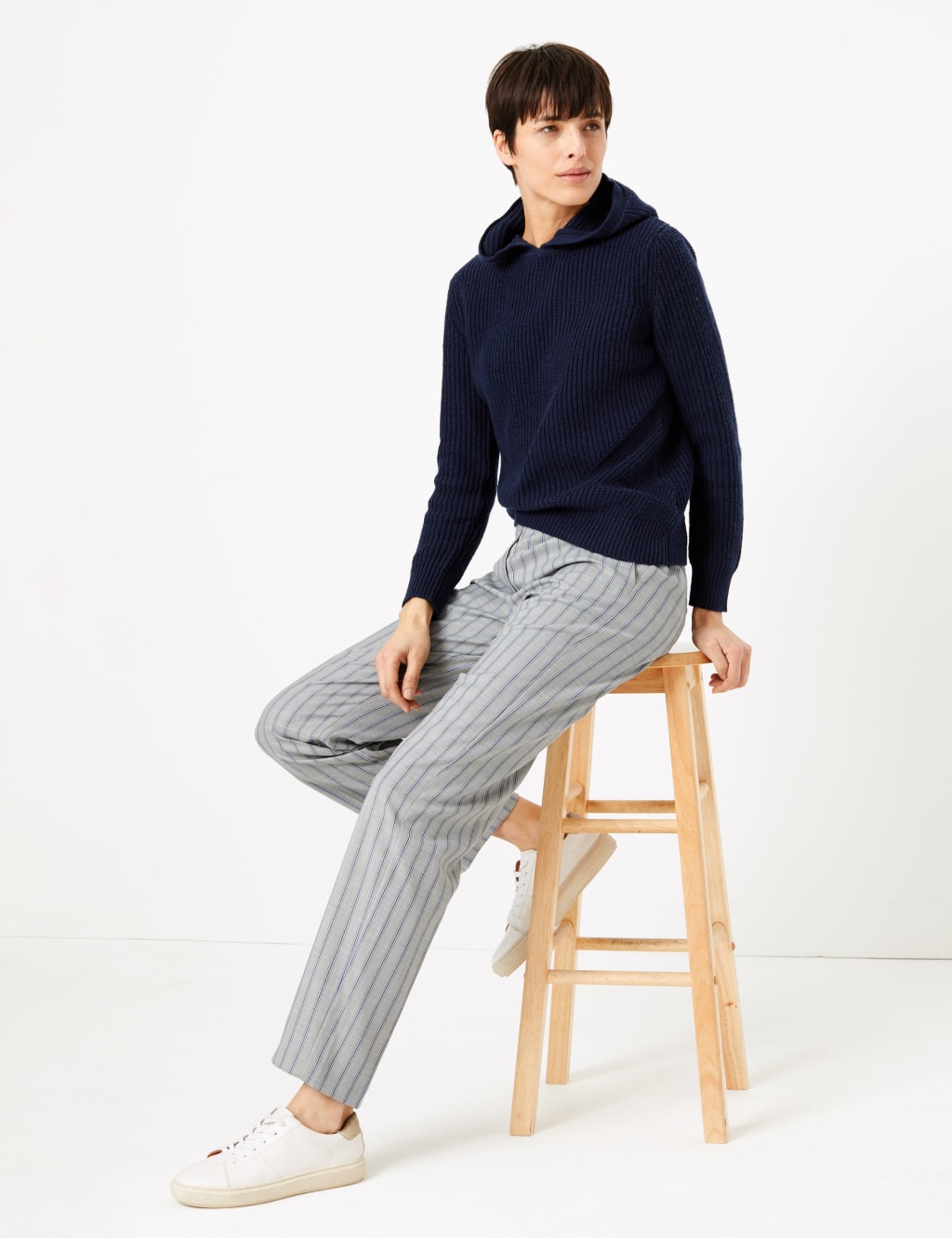 M&s striped trousers top