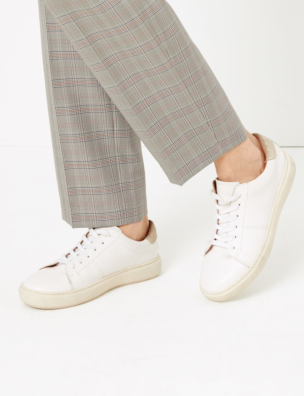 Checked Straight Leg Trousers 5 of 5