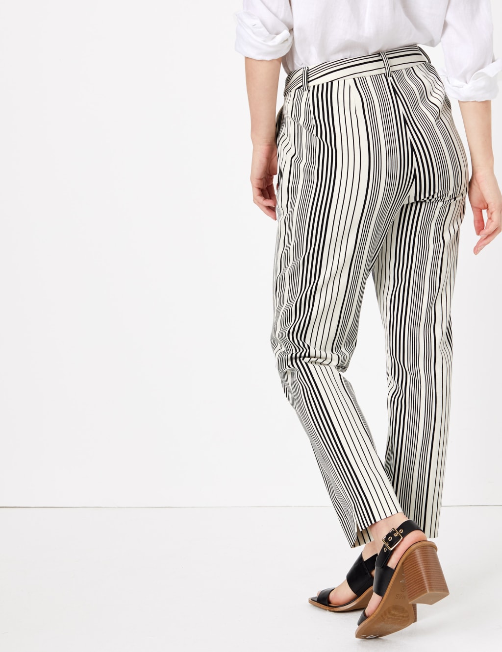 Striped trousers petite store