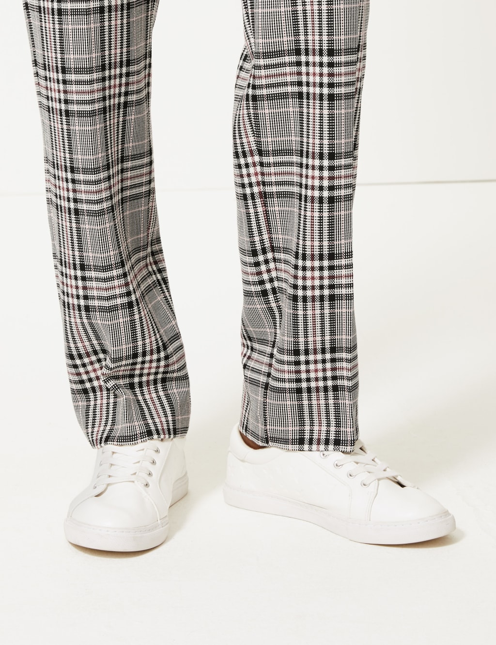 Freya Checked Relaxed Straight Trousers 5 of 5