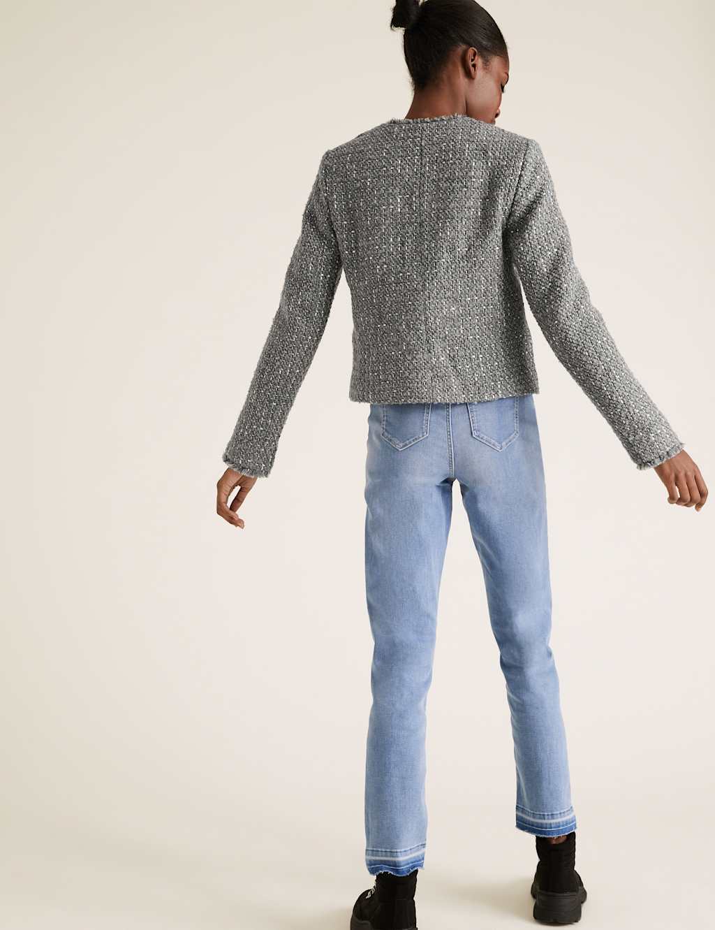 Tweed Slim Short Jacket 4 of 4