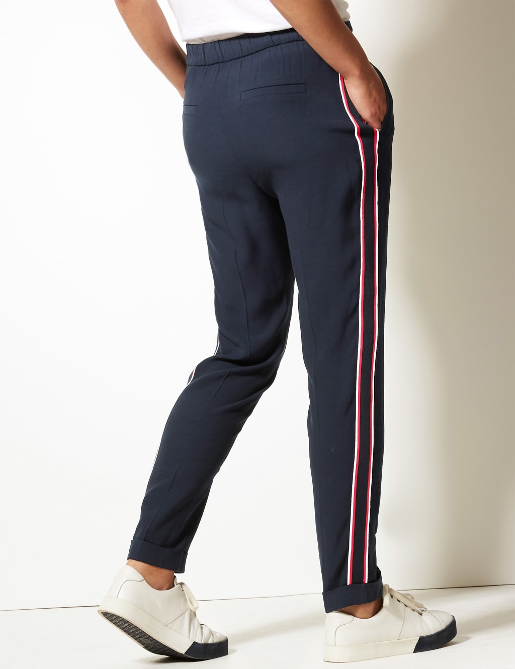 Side Stripe Tapered Leg Trousers 4 of 5