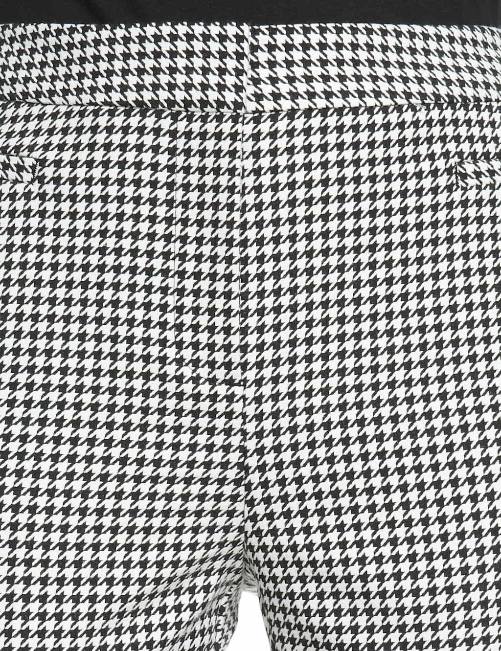 Dogtooth Print 7/8 Modern Slim Leg Trousers 5 of 6