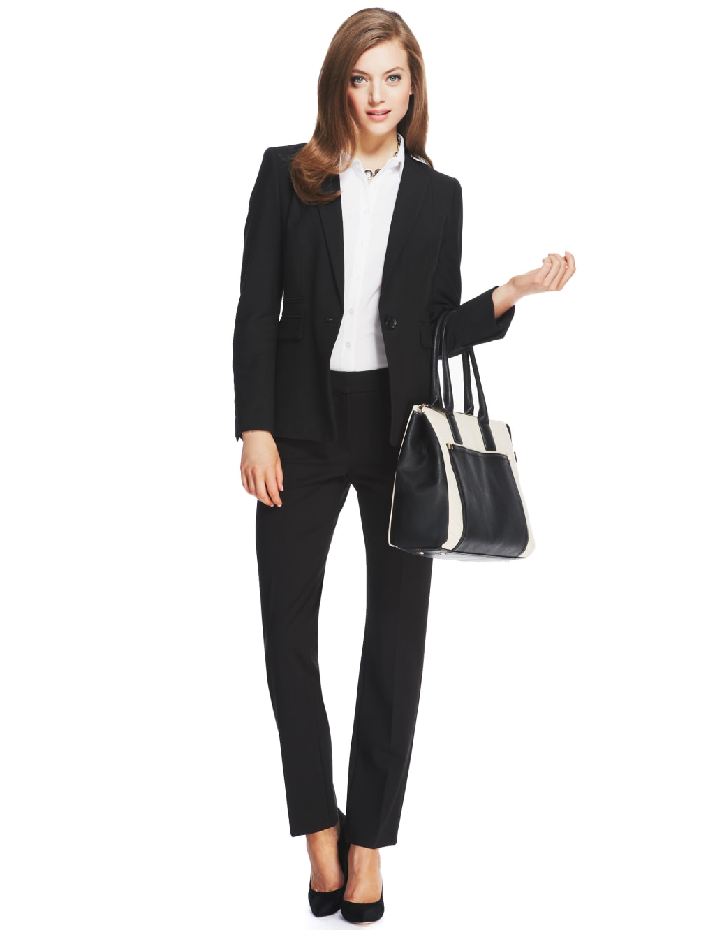 Modern Slim Leg Ponte Trousers 5 of 7