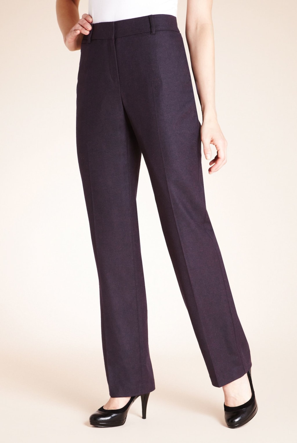 Marks and spencer ladies cotton trousers shop