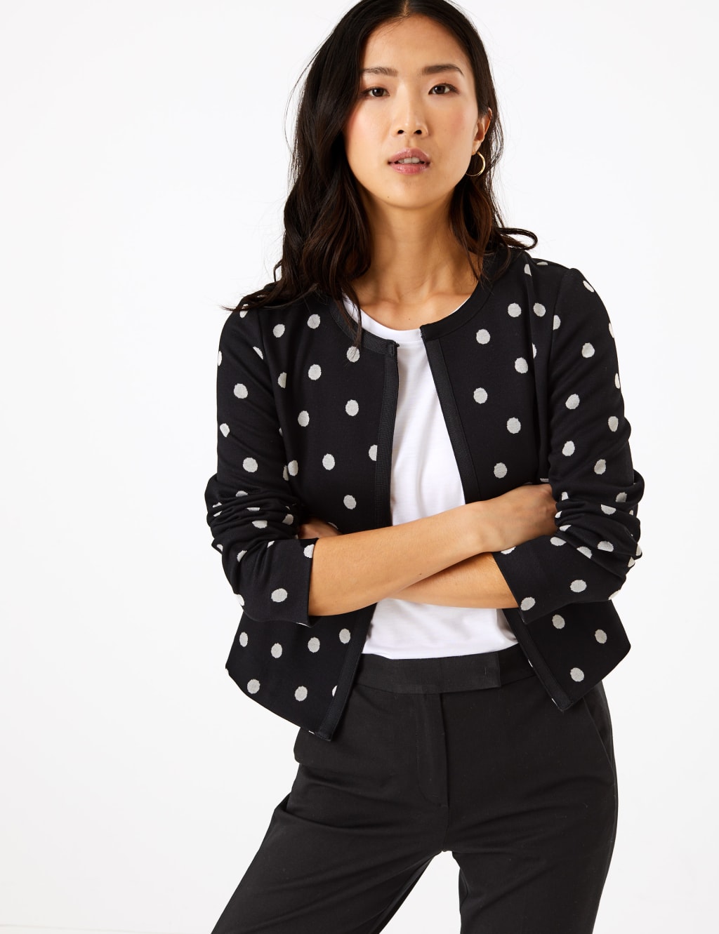 Polka dot jacket cheap