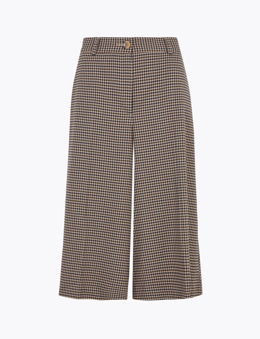 Checked High Waisted Culottes 2 of 5