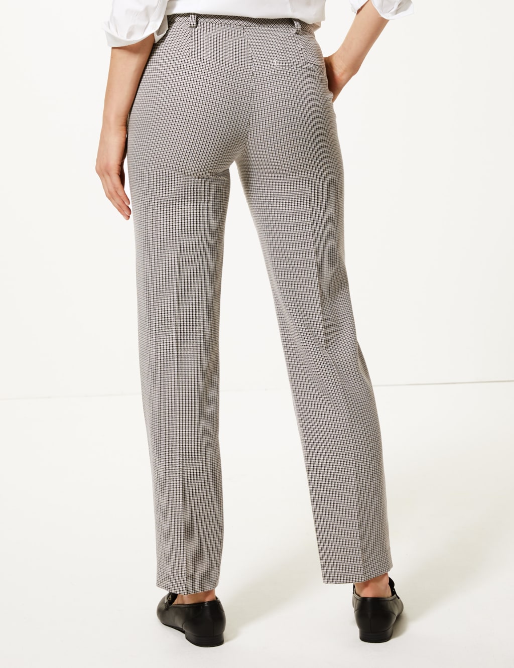 Checked Straight Fit Trousers 3 of 5