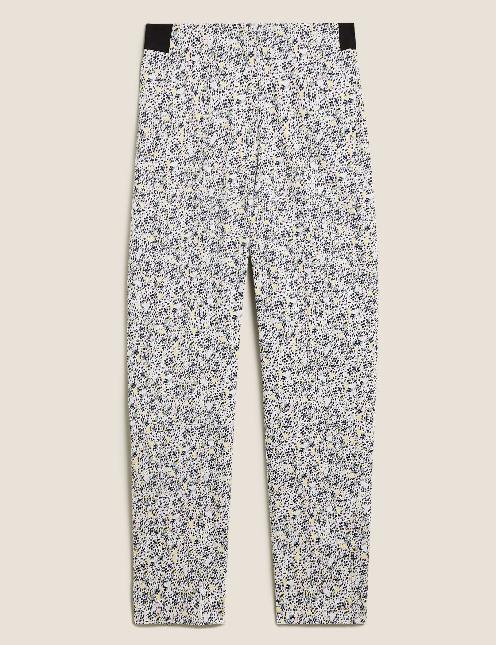 Cotton Printed Slim Fit Cropped Trousers 2 of 5