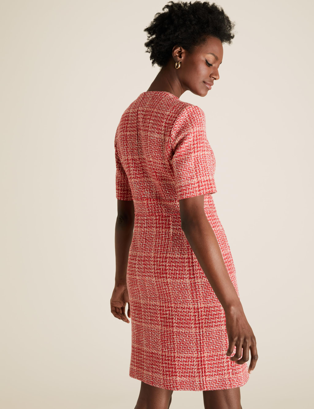 Tweed Knee Length Dress 4 of 6