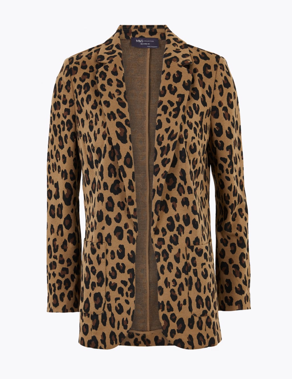 M and s leopard print coat new arrivals