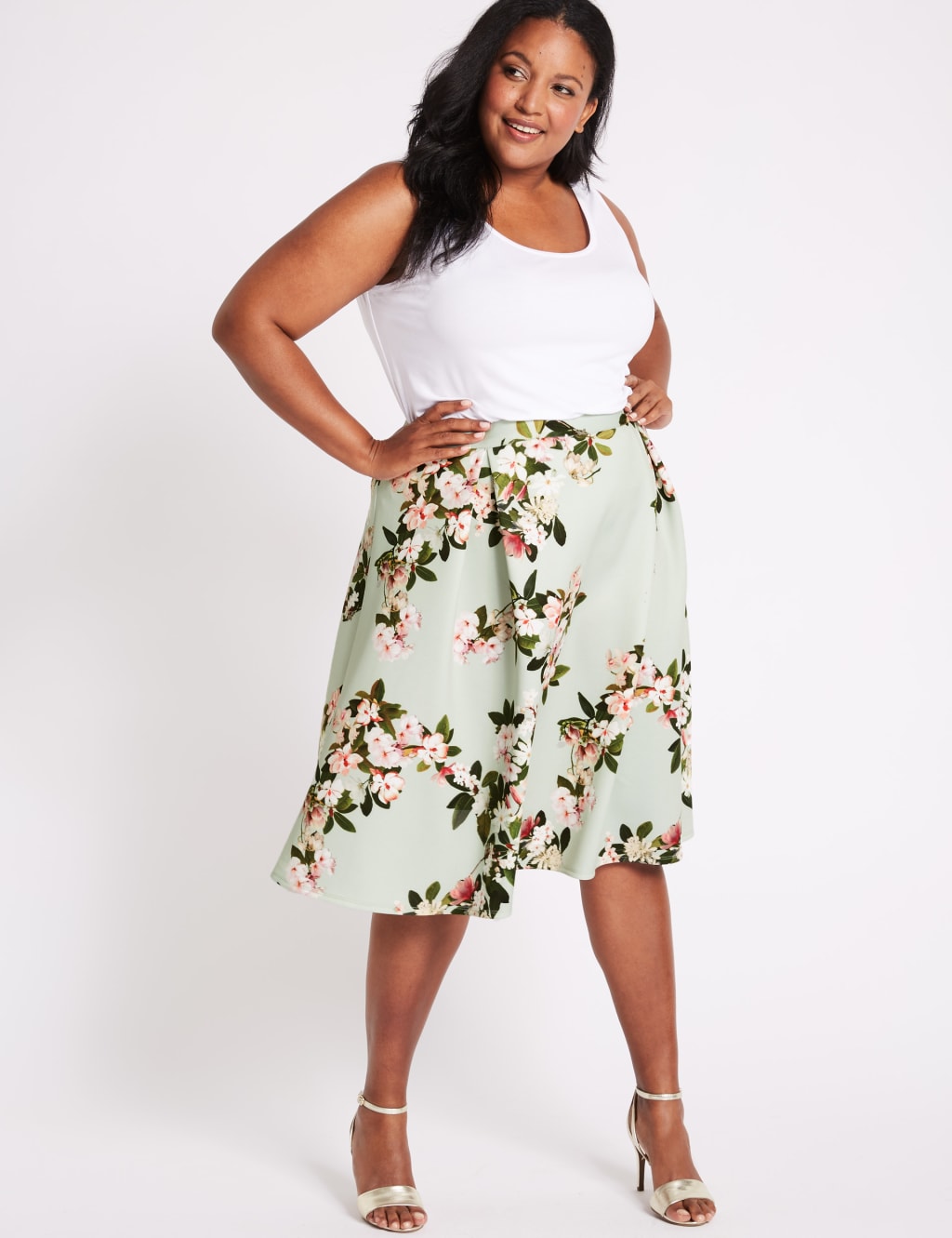 Scuba midi skirt on sale