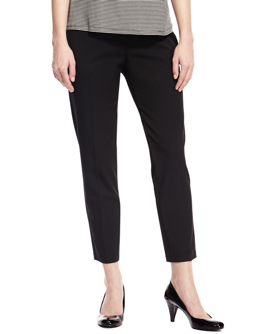 Straight Leg Ankle Grazer Trousers 1 of 3