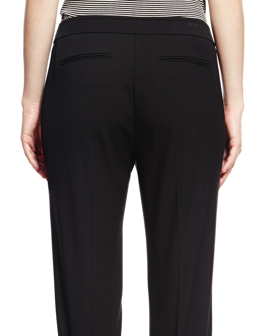 Straight Leg Ankle Grazer Trousers 3 of 3