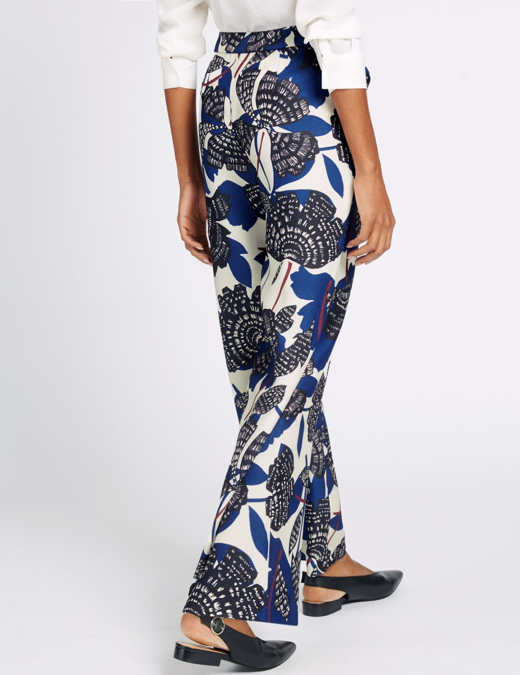 Printed Wide Leg Trousers 4 of 6