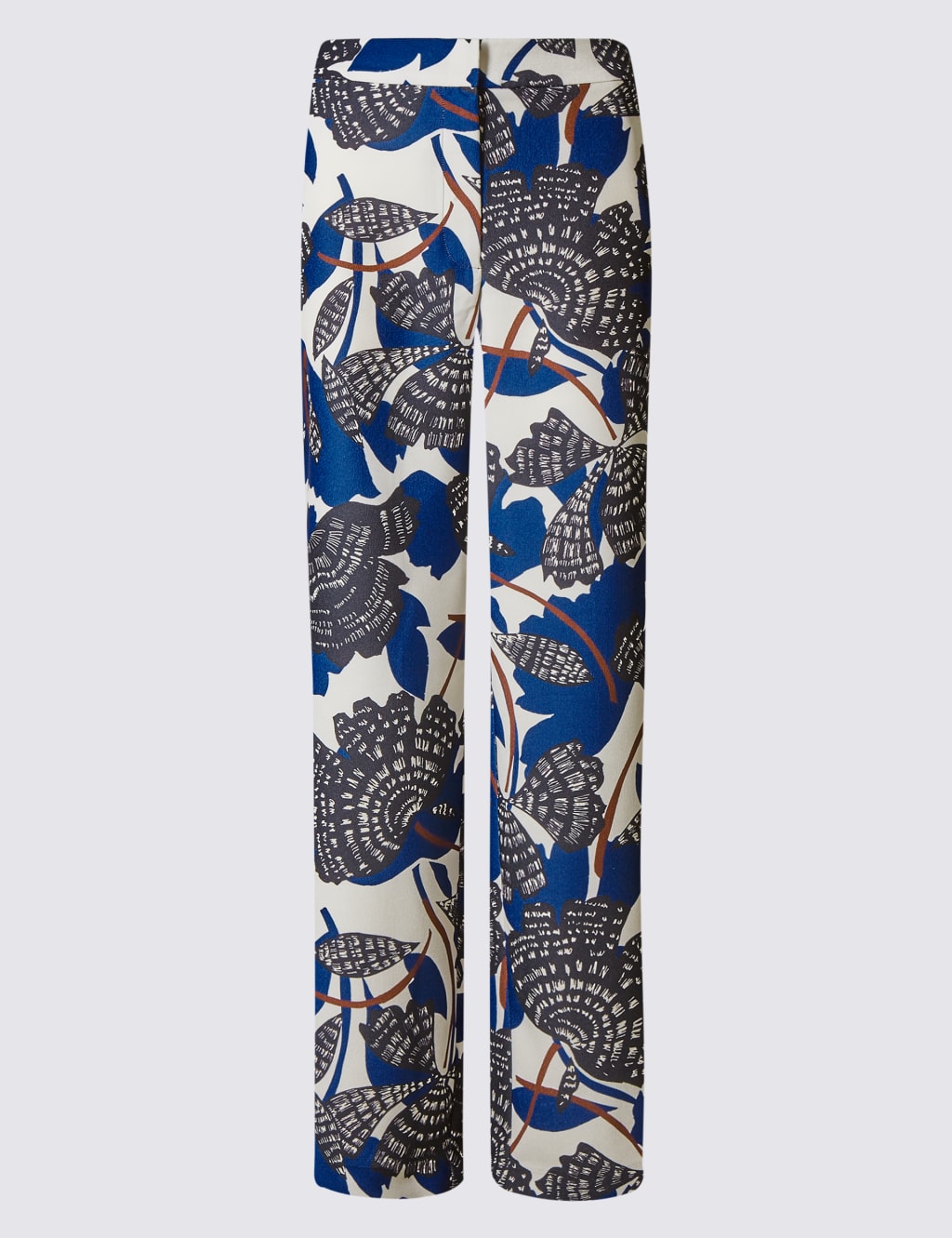 Printed Wide Leg Trousers 2 of 6