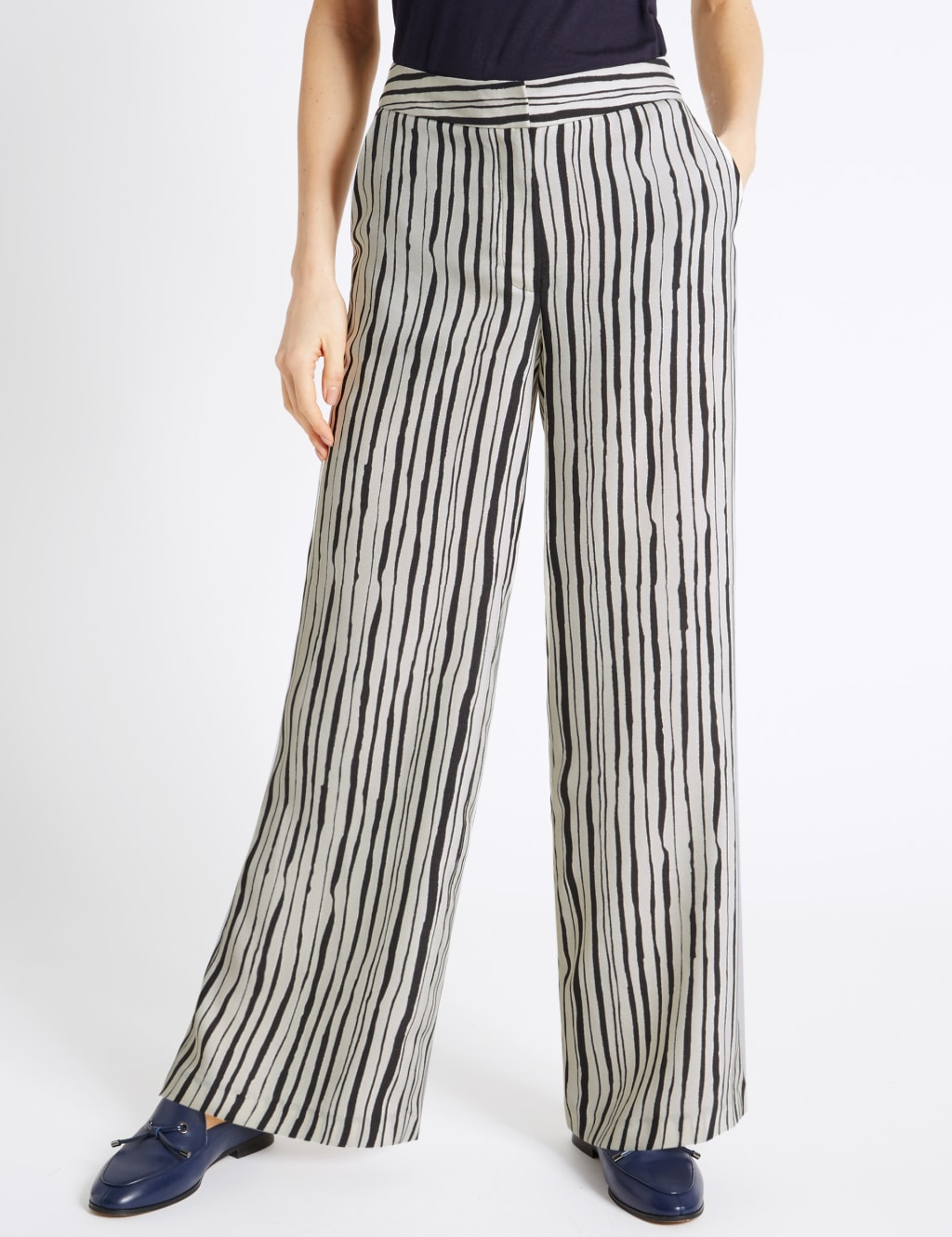Striped Wide Leg Trousers 3 of 6