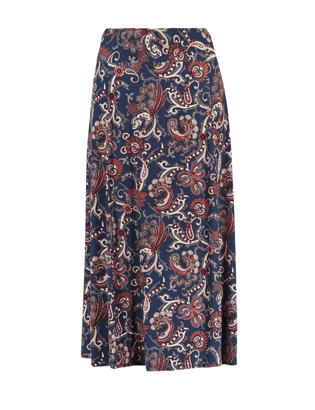 Paisley Print A-Line Skirt 2 of 4