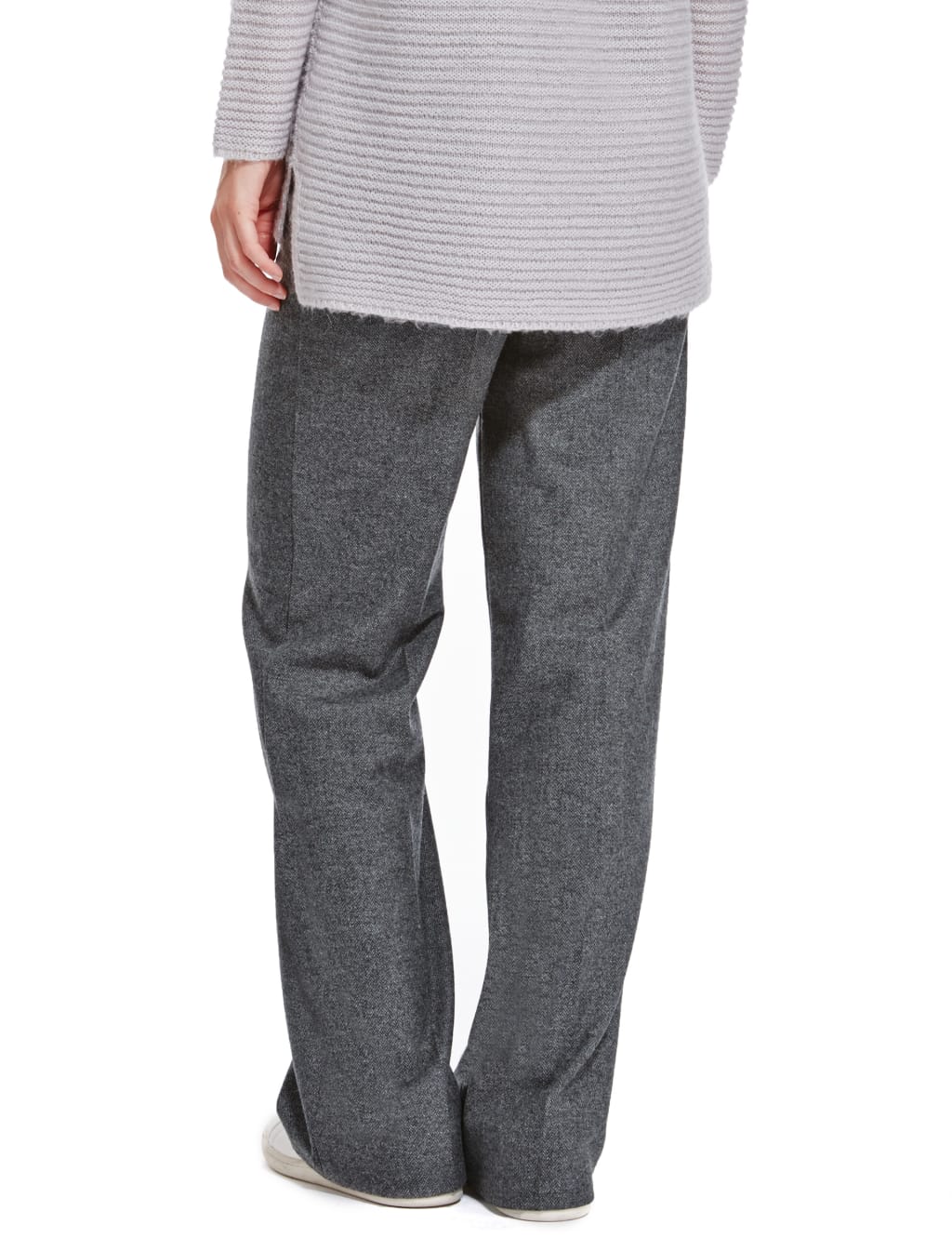 Luxury Wide Leg Trousers with New Wool 3 of 3
