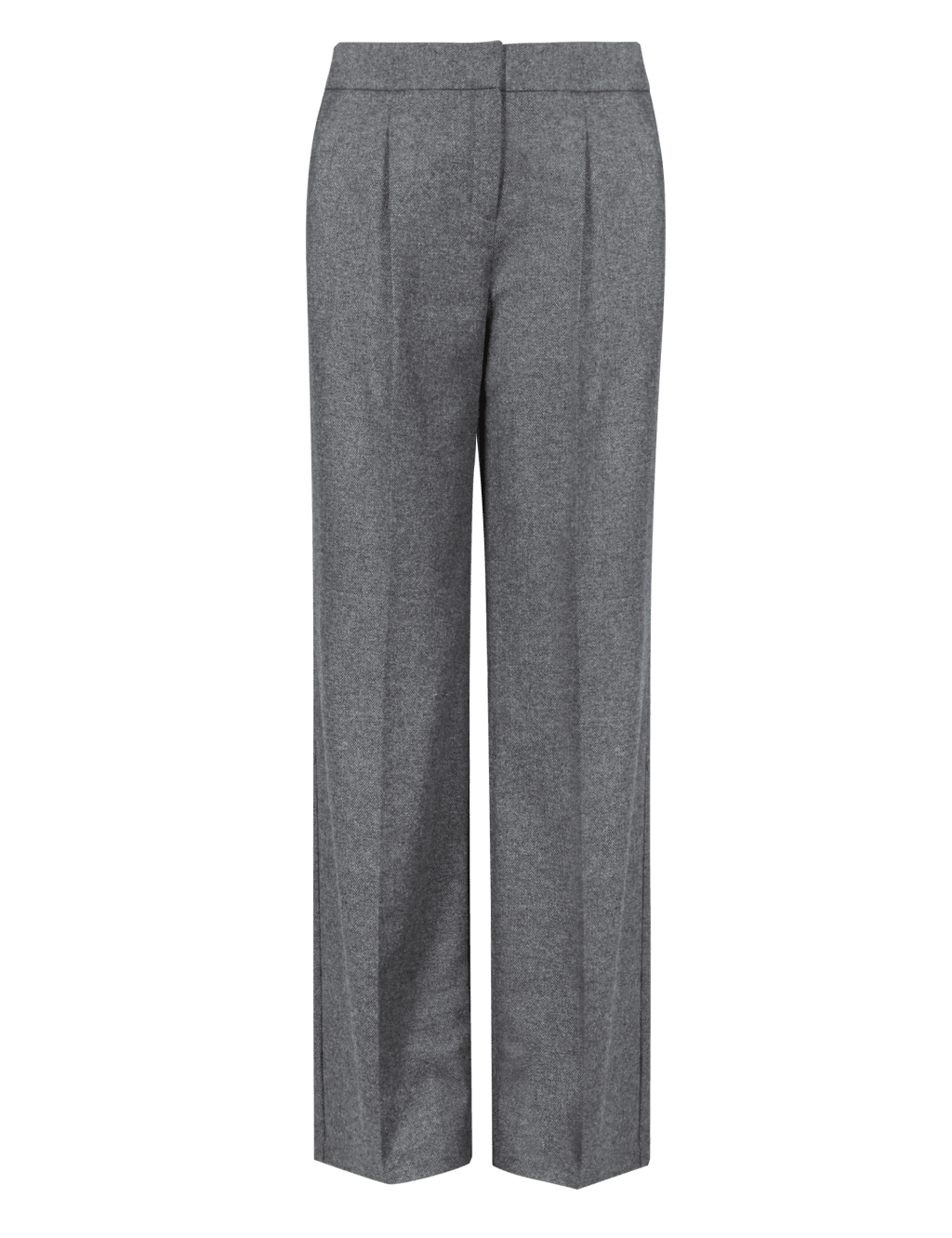 Luxury Wide Leg Trousers with New Wool 2 of 3