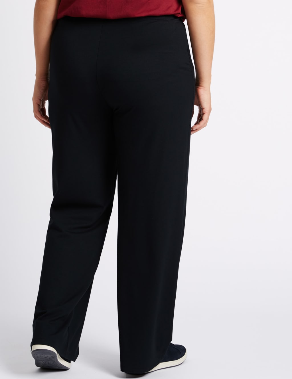 Jersey Wide Leg Trousers 3 of 3