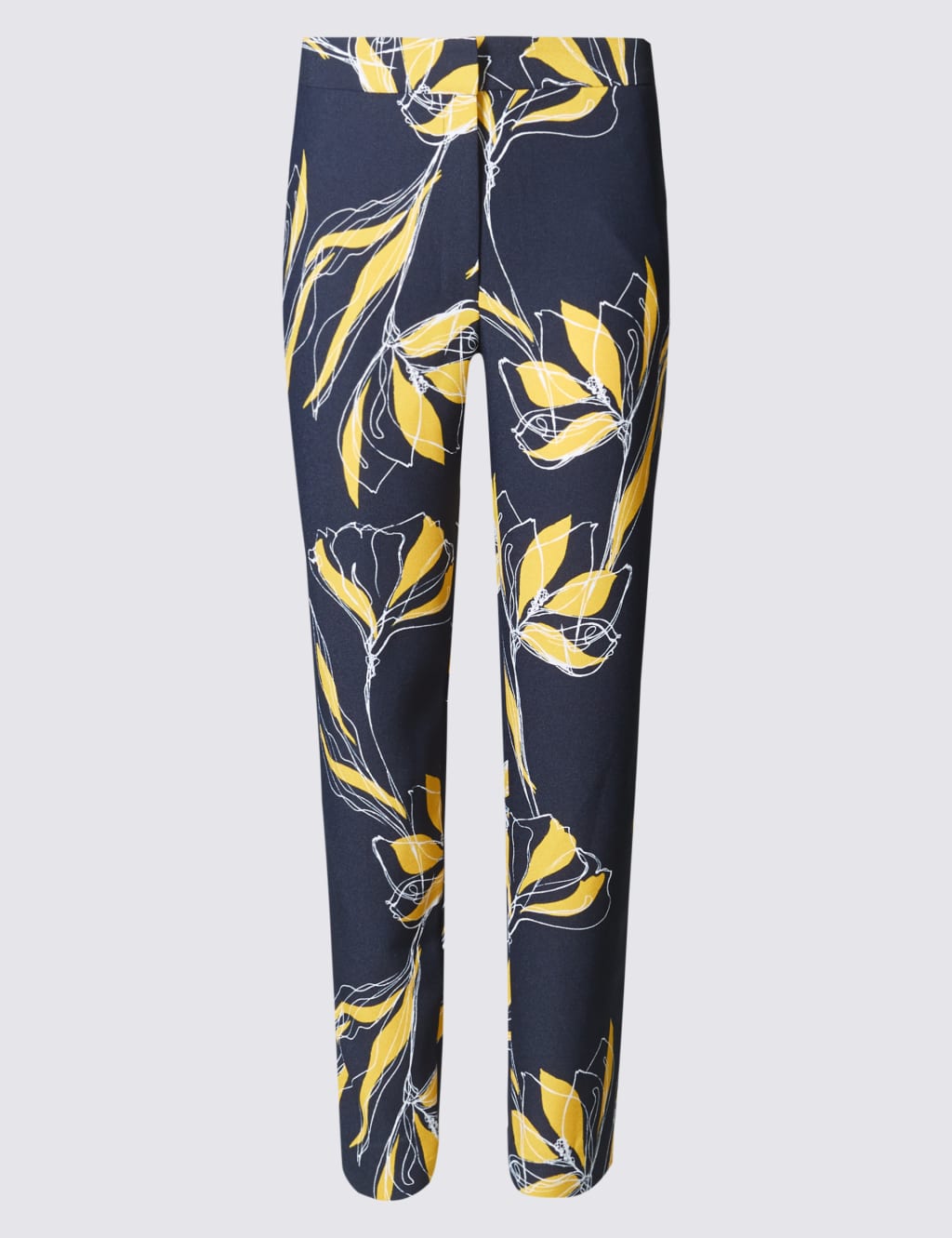 Floral Print Tapered Leg Trousers 2 of 3