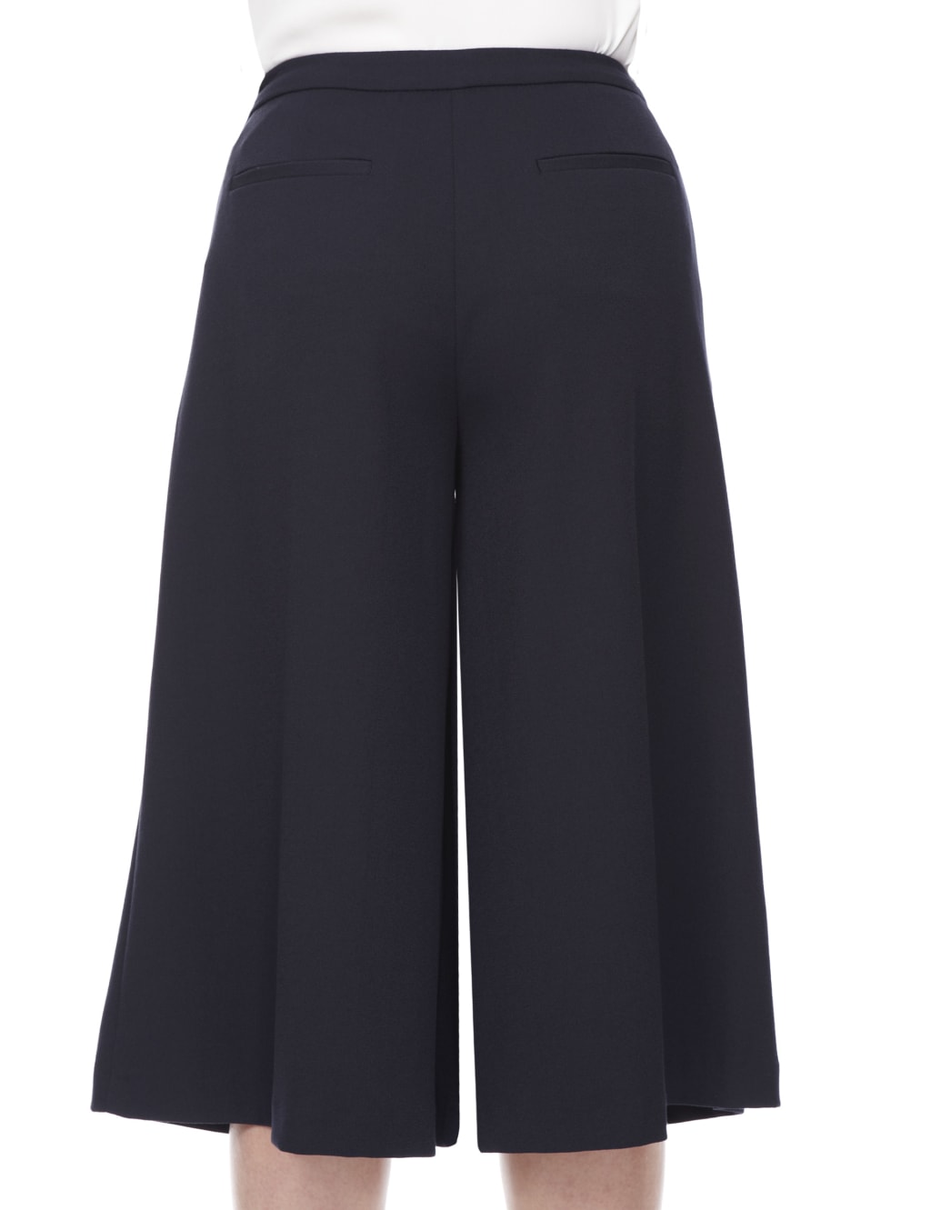 Wide leg pleated culottes 2025