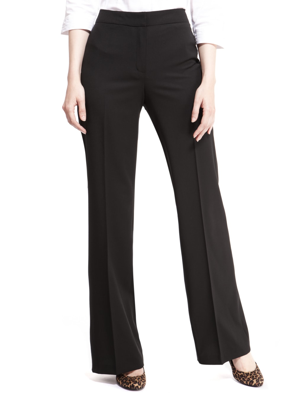 Italian Fine Wool Wide Leg Trousers 1 of 6