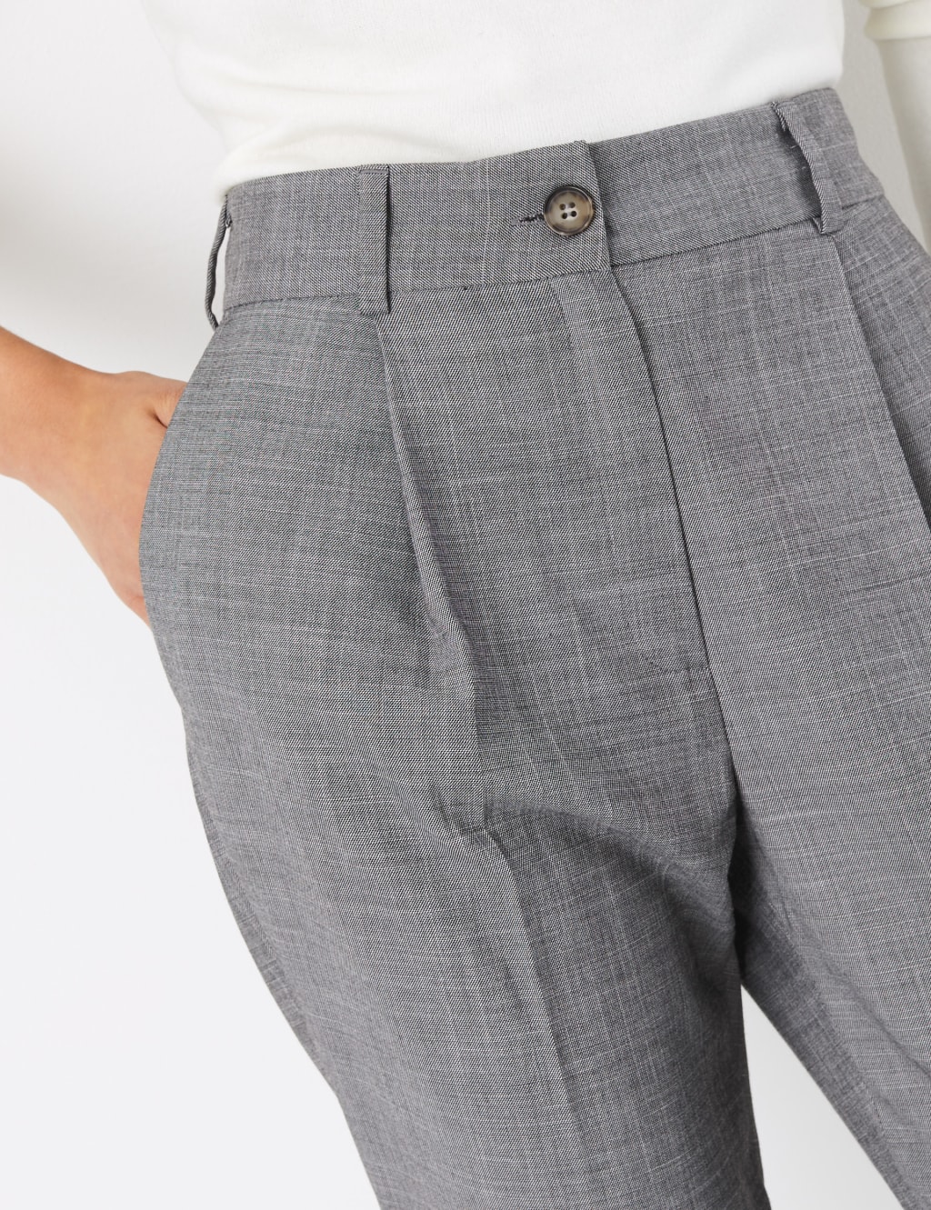 Tapered Ankle Grazer Trousers 4 of 5