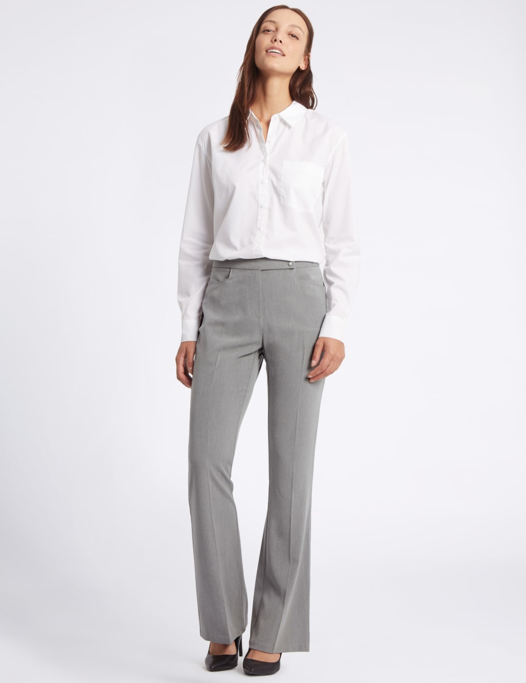 Slim bootcut trousers cheap