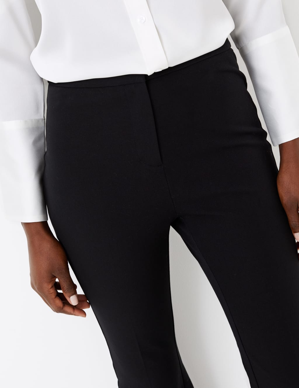 Cropped Kick Flare Trousers 4 of 6