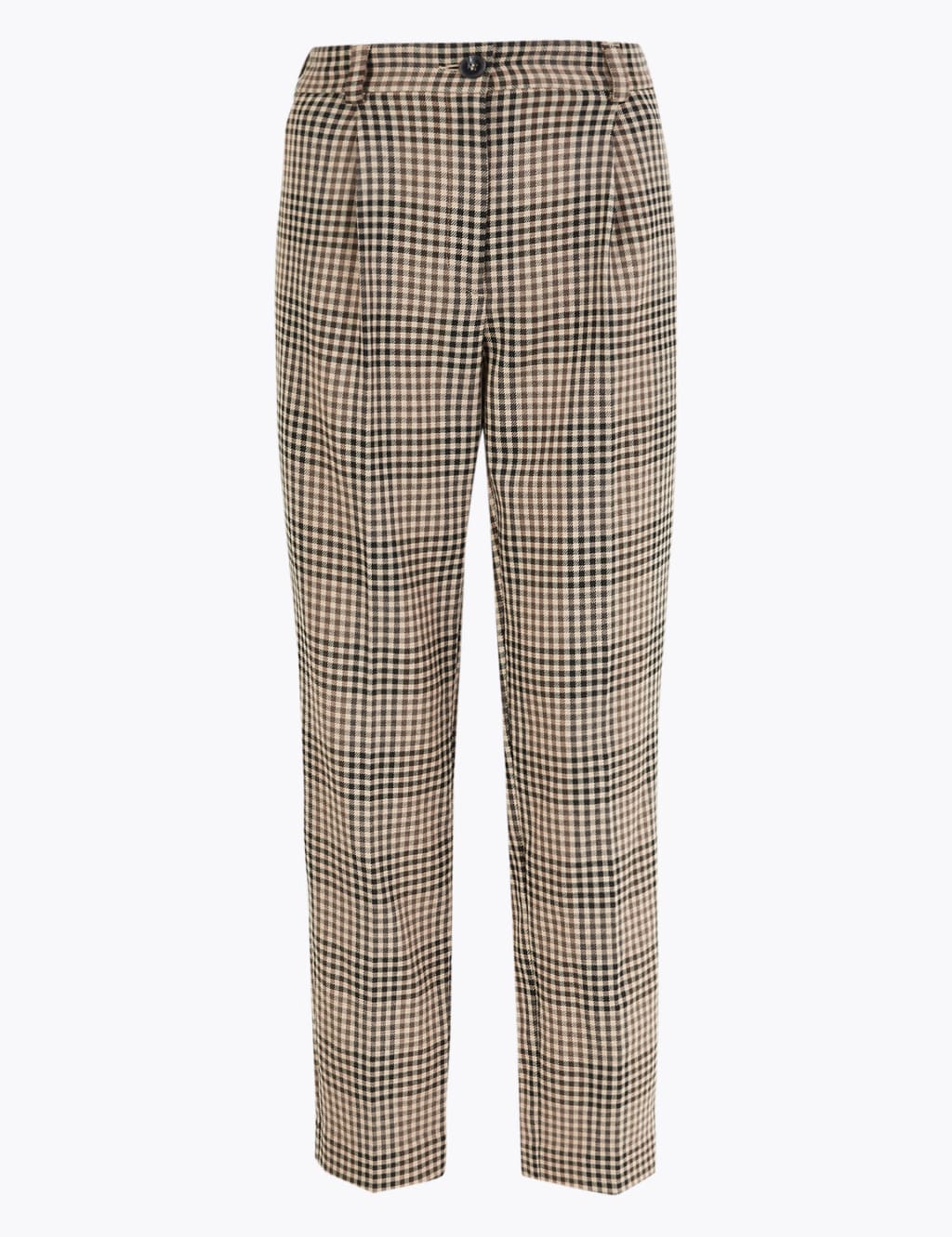 Checked Tapered Ankle Grazer Trousers 2 of 6