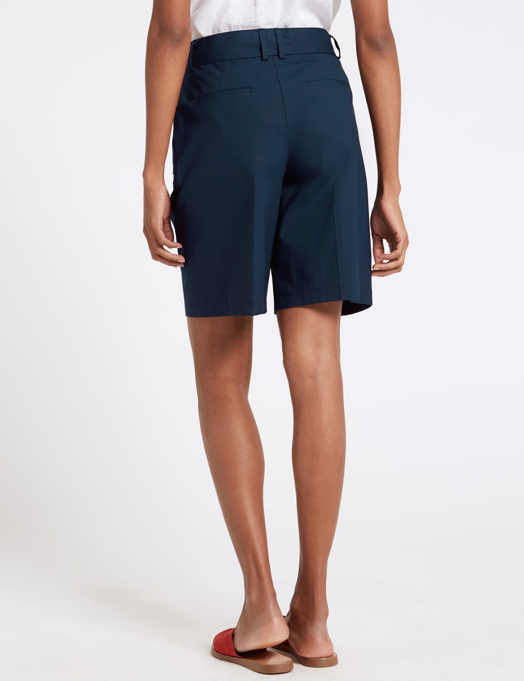 Cotton Rich Tailored Shorts M S Collection M S