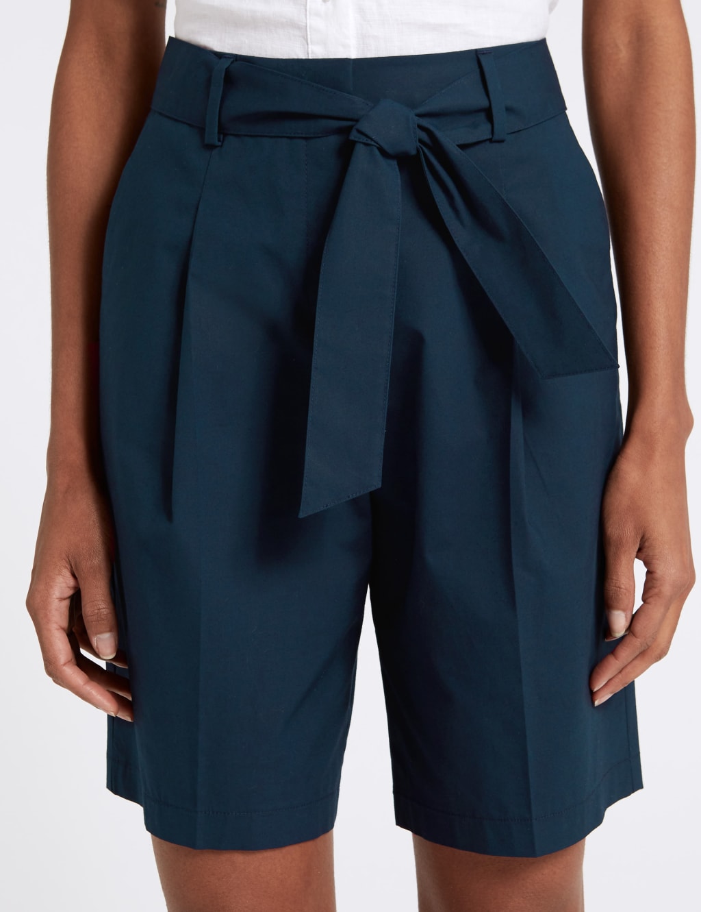 Cotton Rich Tailored Shorts M S Collection M S