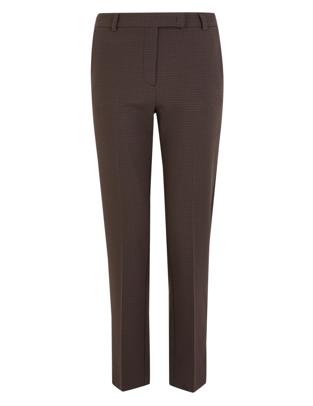 Mia Checked Slim Ankle Grazer Trousers 2 of 5