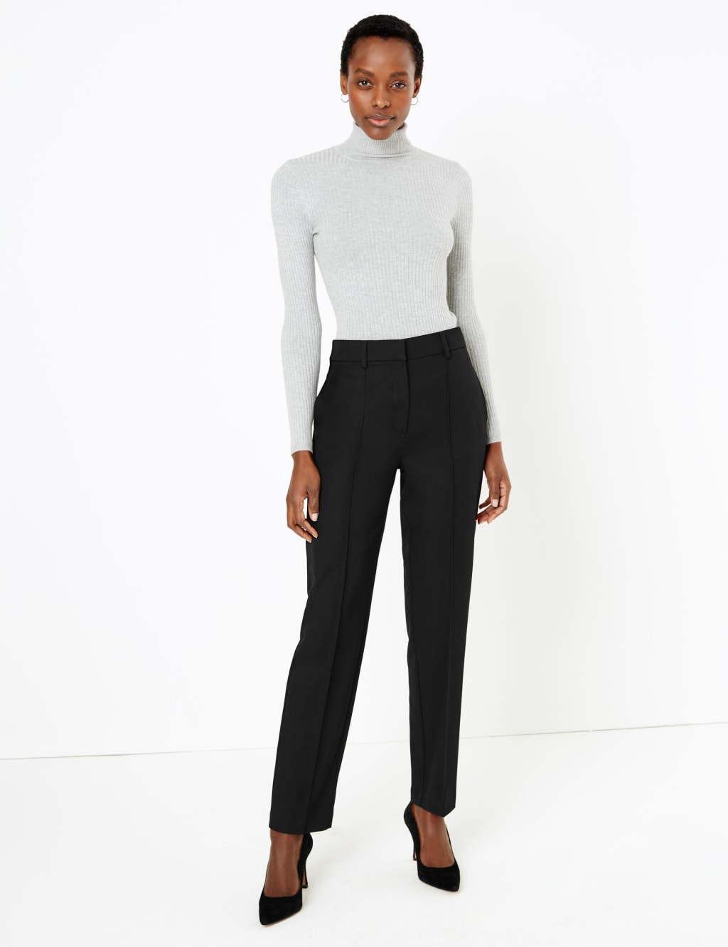 Freya Straight Leg High Waisted Trousers 1 of 5