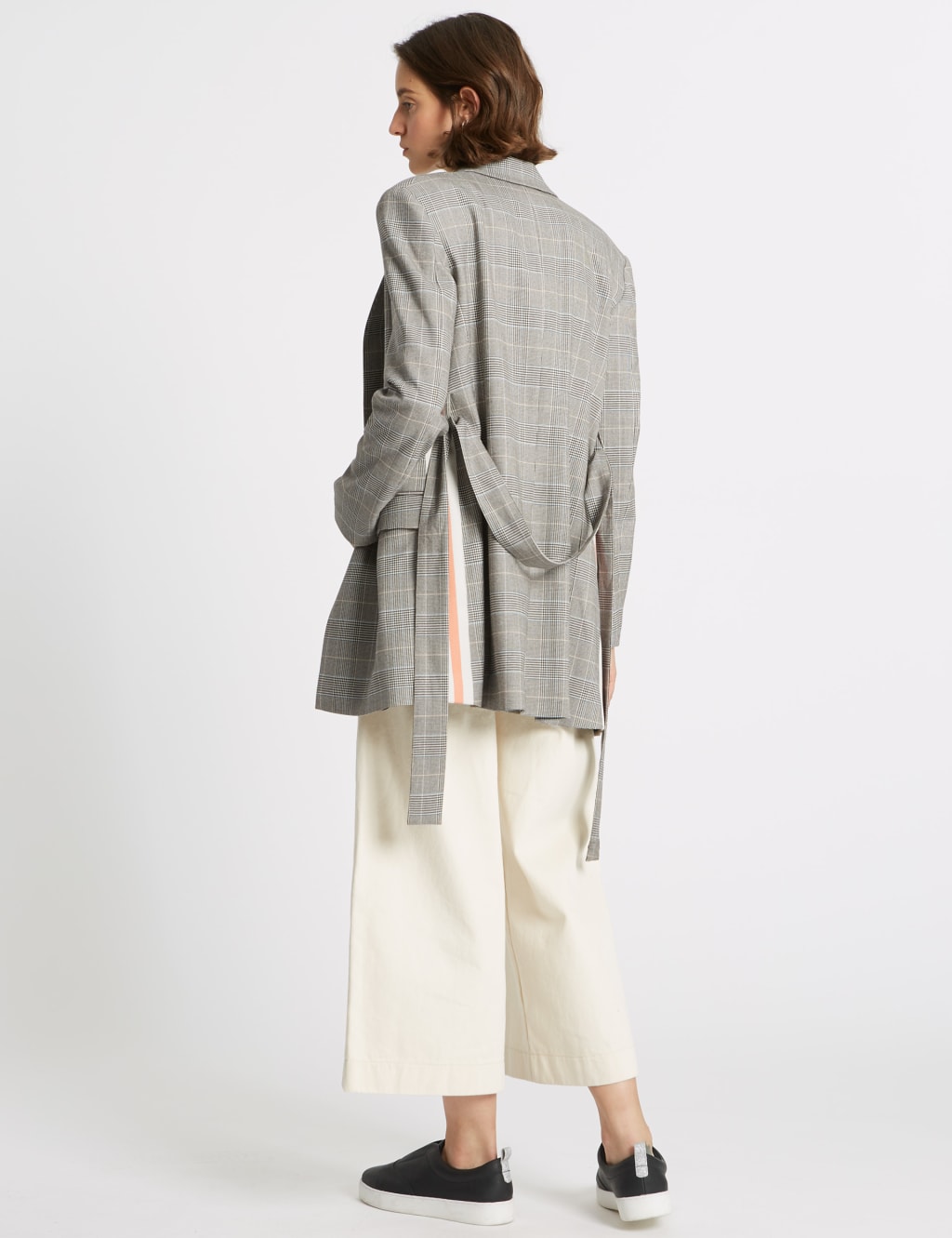 Blazer with side stripe sales